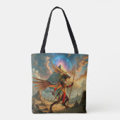Bewaker van de Hemelpoort – Anubis Tote Bag (Achterkant)