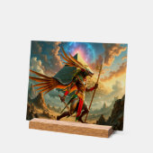 Bewaker van de Hemelse Poort – Anubis Acryl Bord (Hoek)
