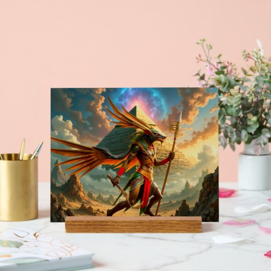 Bewaker van de Hemelse Poort – Anubis Acryl Bord (Huwelijk)