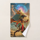 Bewaker van de Hemelse Poort – Anubis Bad Handdoek (Handdoek)