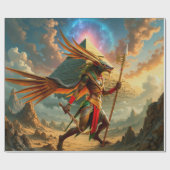 Bewaker van de Hemelse Poort – Anubis Cadeaupapier (Vlak)