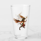 Bewaker van de Hemelse Poort – Anubis Glas (Achterkant)