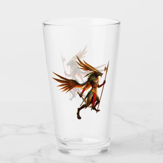 Bewaker van de Hemelse Poort – Anubis Glas (Voorkant)