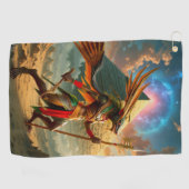 Bewaker van de Hemelse Poort – Anubis Golfhanddoek (Horizontaal)