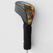 Bewaker van de Hemelse Poort – Anubis Golfheadcover (Schuin)