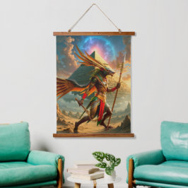 Bewaker van de Hemelse Poort – Anubis Hangend Wandkleed