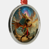 Bewaker van de Hemelse Poort – Anubis Metalen Ornament (Rechts)