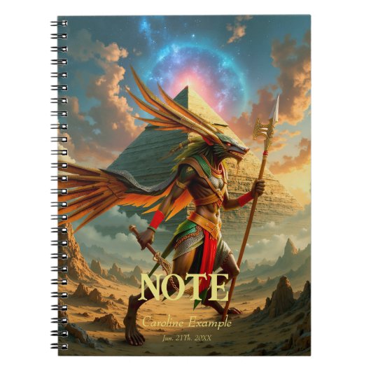 Bewaker van de Hemelse Poort – Anubis Notitieboek (Voorkant)