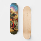 Bewaker van de Hemelse Poort – Anubis Persoonlijk Skateboard (Voorkant)