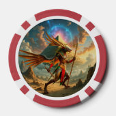 Bewaker van de Hemelse Poort – Anubis Poker Chips (Achterkant)