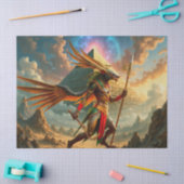 Bewaker van de Hemelse Poort – Anubis Tissuepapier (Craft)