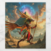 Bewaker van de Hemelse Poort – Anubis Wijn Etiket (Enkel label)