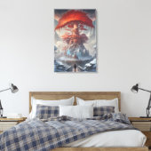 Bewaker van de Kasteelboom Canvas Afdruk (Insitu (Slaapkamer))