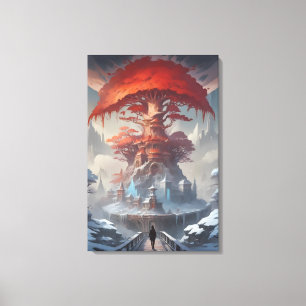 Bewaker van de Kasteelboom Canvas Afdruk