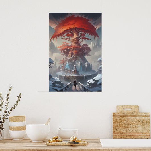 Bewaker van de Kasteelboom Poster (Keuken)