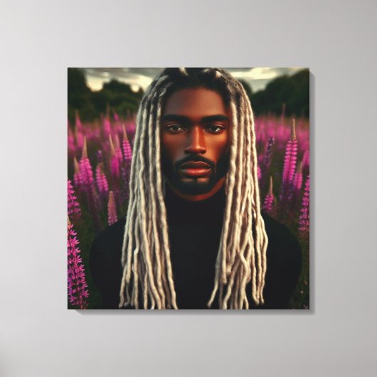 Bewaker van de lavendelvelden canvas afdruk (Voorkant)