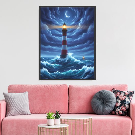 Bewaker van de Nacht Canvas Afdruk (Insitu (Woonkamer))