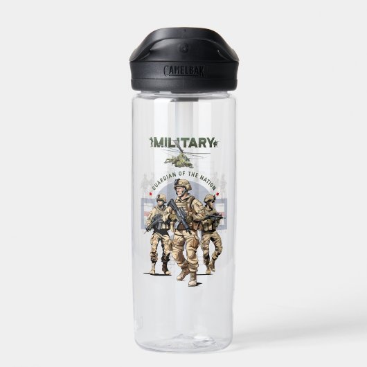 Bewaker van de Natie | 20oz Waterfles (Achterkant)