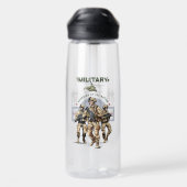 Bewaker van de Natie | 750ml Waterfles (Achterkant)
