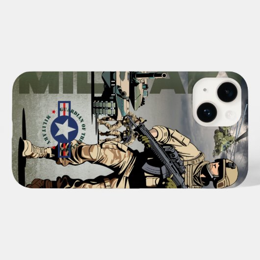 Bewaker van de Natie | Case-Mate iPhone Case (Achterkant (horizontaal))