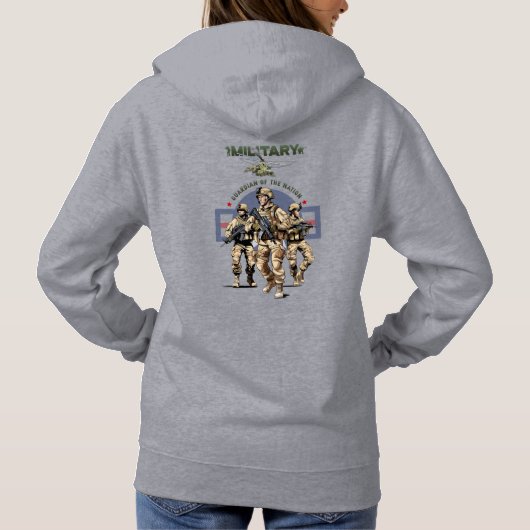 Bewaker van de natie | Dames Hoodie (Achterkant)