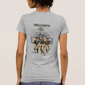 Bewaker van de natie | Dames Slim Fit T-shirt (Achterkant)