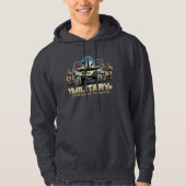 Bewaker van de Natie (Donkere modus) | Mannen Hoodie (Voorkant)