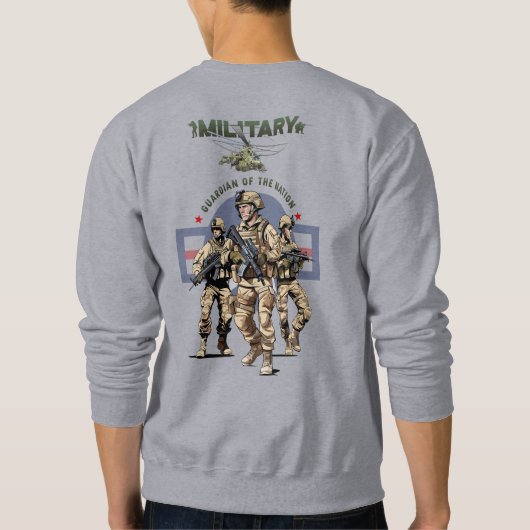 Bewaker van de natie | Heren Trui (Achterkant)