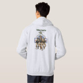 Bewaker van de Natie | Mannen Hoodie (Achterkant volledig)