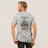 Bewaker van de Natie | Mannen Tri-Blend Shirt (Voorkant)