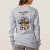 Bewaker van de natie | Vrouwen met lange mouwen T-shirt (Achterkant)