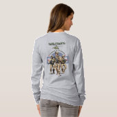 Bewaker van de natie | Vrouwen met lange mouwen T-shirt (Achterkant volledig)