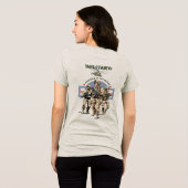 Bewaker van de Natie | Vrouwen Tri-Blend Shirt (Achterkant volledig)