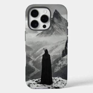 Bewaker van de Peaki Phone 16 - Zwart & Wit iPhone 16 Pro Hoesje