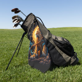 Bewaker van de Solaire Drempel – Leeuw van Balans Golfhanddoek
