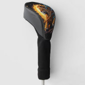 Bewaker van de Solaire Drempel – Leeuw van Balans Golfheadcover (Schuin)