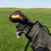 Bewaker van de Solaire Drempel – Leeuw van Balans Golfheadcover (Insitu)