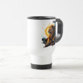 Bewaker van de Solaire Drempel – Leeuw van Balans Reisbeker (Voorkant rechts)