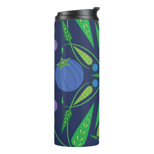 Bewaker van de thermische reiswieg van bosbessen thermosbeker (Gedraaid links)