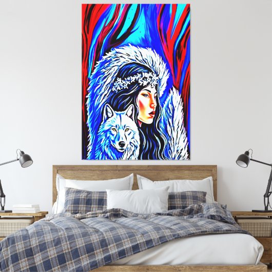 Bewaker van de Vorst Canvas Afdruk (Insitu (Slaapkamer))