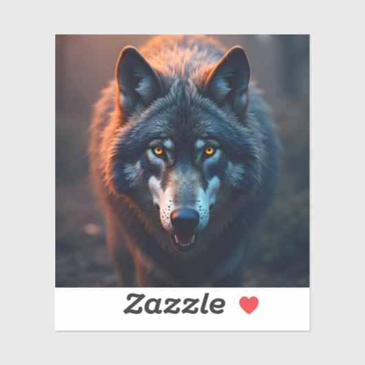 Bewaker Van De Wilde Natuur – Edle Wilde Dieren Ku Sticker (Vel)