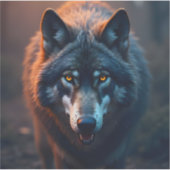 Bewaker Van De Wilde Natuur – Edle Wilde Dieren Ku Sticker (Voorkant)