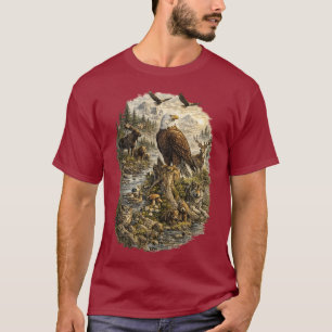Bewaker van de Wildernis – Vintage Amerikaanse Zee T-shirt