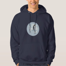 Bewaker van de Zuidpool Antarctica Vlag Hoodie
