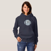 Bewaker van de Zuidpool Antarctica Vlag Hoodie (Voorkant volledig)