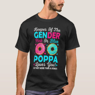 Bewaker Van Geslacht Roze Of Blauw Pappa Houdt Van T-shirt