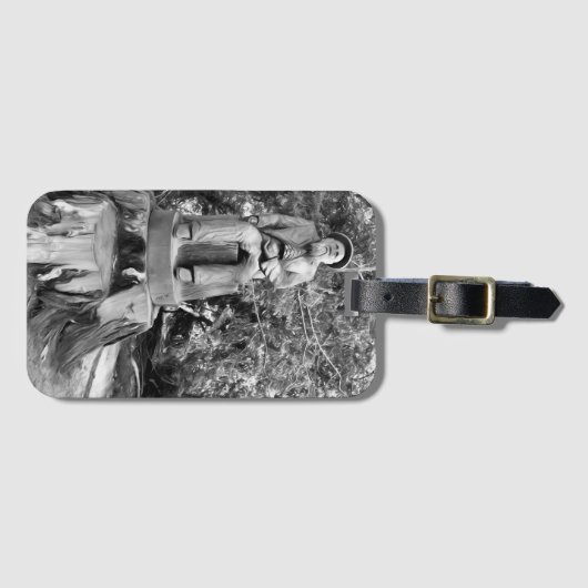 Bewaker van het bos bagagelabel (Voorkant (horizontaal))