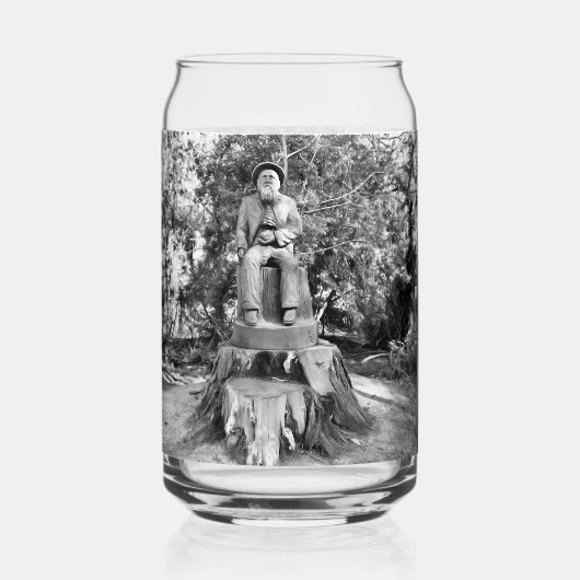 Bewaker van het bos blikvorm glas (Voorkant)