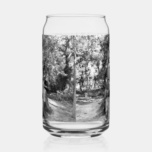 Bewaker van het bos blikvorm glas (Rechts)