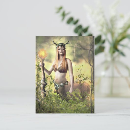 Bewaker van het bos - Briefkaart (Staand voorkant)